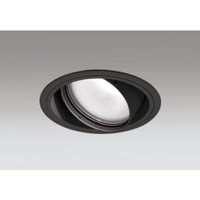 画像1: オーデリック XD401361R ダウンライト 埋込穴φ150 LED一体型 白色 M形 高演色LED 電源装置別売 マットブラック
