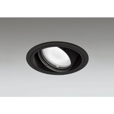 画像1: オーデリック XD402245R ダウンライト 埋込穴φ125 LED一体型 白色 M形 高演色LED 電源装置別売 マットブラック
