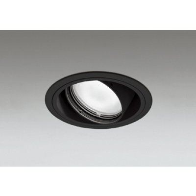 画像1: オーデリック XD402251R ダウンライト 埋込穴φ125 LED一体型 白色 M形 高演色LED 電源装置別売 マットブラック