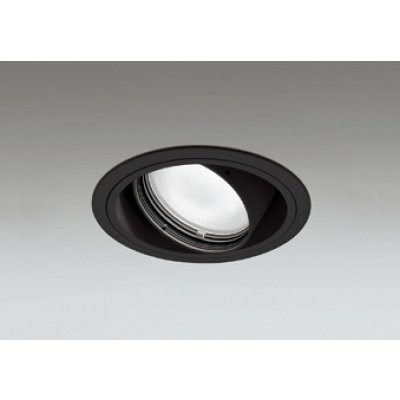 画像1: オーデリック XD402254R ダウンライト 埋込穴φ125 LED一体型 白色 M形 高演色LED 電源装置別売 マットブラック