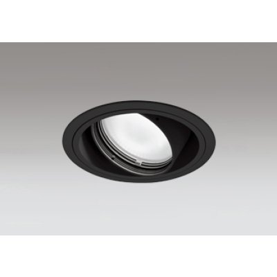 画像1: オーデリック XD402304R ダウンライト 埋込穴φ125 LED一体型 白色 M形 高演色LED 電源装置別売 マットブラック