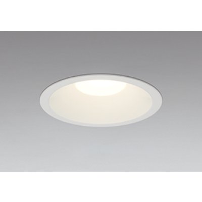 画像1: オーデリック XD457180R ダウンライト 埋込穴φ150 LED一体型 非調光 電球色 M形 高演色LED オフホワイト