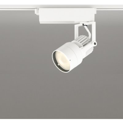 画像1: オーデリック XS412607R スポットライト LED一体型 非調光 電球色 高演色LED レール取付専用 オフホワイト
