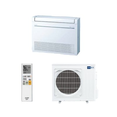 画像1: 三菱 MFZ-K6326AS-W ハウジングエアコン 床置形 Kシリーズ 20畳程度 単相200V ホワイト (MFZ-K6322AS-Wの後継品) ♪