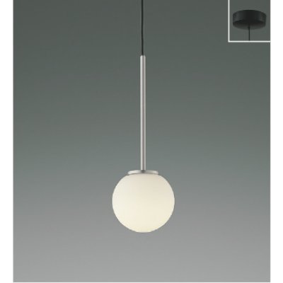 画像1: コイズミ照明 AP57334 ペンダント 非調光 LED 温白色 フランジタイプ 高演色LEDR+ ホワイトブロンズメッキヘアラインマット ∽