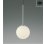 画像1: コイズミ照明 AP57338 ペンダント 非調光 LED 温白色 フランジタイプ 高演色LEDR+ ホワイトブロンズメッキヘアラインマット ∽ (1)