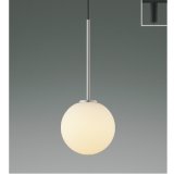コイズミ照明 AP57337 ペンダント 非調光 LED 電球色 プラグタイプ 高演色LEDR+ ホワイトブロンズメッキヘアラインマット ∽