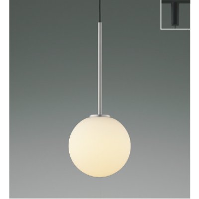 画像1: コイズミ照明 AP57337 ペンダント 非調光 LED 電球色 プラグタイプ 高演色LEDR+ ホワイトブロンズメッキヘアラインマット ∽