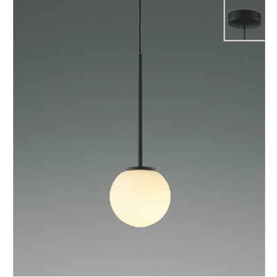 画像1: コイズミ照明 AP57322 ペンダント 非調光 LED 電球色 フランジタイプ 高演色LEDR+ マットブラック ∽