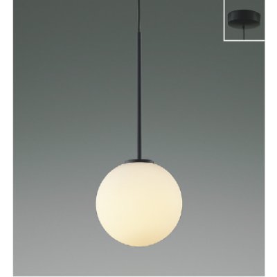 画像1: コイズミ照明 AP57326 ペンダント 非調光 LED 電球色 フランジタイプ 高演色LEDR+ マットブラック ∽
