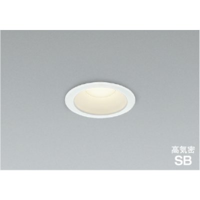 画像1: コイズミ照明 AD7150W35 ダウンライト 埋込穴φ75 調光 LED 温白色 ベースタイプ 高演色LEDR+ 高気密SB 防雨・防湿型 ファインホワイト ∽