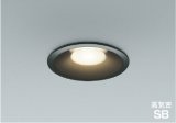 コイズミ照明 AD1092B35 ダウンライト 埋込穴φ100 調光 LED 温白色 ベースタイプ 高演色LEDR+ 高気密SB ブラック ∽