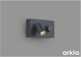 コイズミ照明 AB57243 ブラケット 調光 LED 温白色 高演色LEDR+ 調光スイッチ付 arkia マットグレー ∽