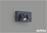 コイズミ照明 AB57244 ブラケット 調光 LED 昼白色 高演色LEDR+ 調光スイッチ付 arkia マットグレー ∽