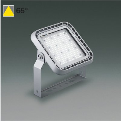 画像1: コイズミ照明 AU57560 投光器 非調光 LED 昼白色 直付・壁付・床取付 防雨型 サテンシルバー ∽
