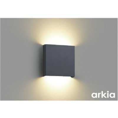 画像1: コイズミ照明 AB56458 ブラケット 非調光 LED 電球色 高演色LEDR+ arkia マットグレー ∽
