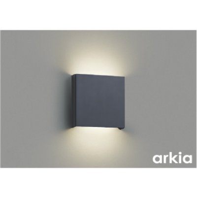 画像1: コイズミ照明 AB56464 ブラケット 非調光 LED 温白色 高演色LEDR+ arkia マットグレー ∽