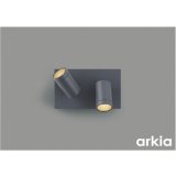 コイズミ照明 AB57224 ブラケット 非調光 LED 電球色 高演色LEDR+ arkia マットグレー ∽