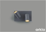 コイズミ照明 AB57224 ブラケット 非調光 LED 電球色 高演色LEDR+ arkia マットグレー ∽