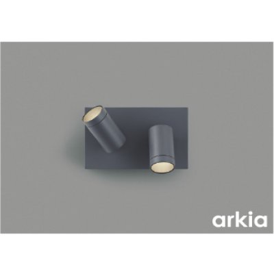 画像1: コイズミ照明 AB57225 ブラケット 非調光 LED 温白色 高演色LEDR+ arkia マットグレー ∽