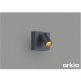 コイズミ照明 AB57227 ブラケット 調光 LED 電球色 高演色LEDR+ arkia マットグレー ∽