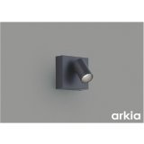 コイズミ照明 AB57229 ブラケット 調光 LED 昼白色 高演色LEDR+ arkia マットグレー ∽