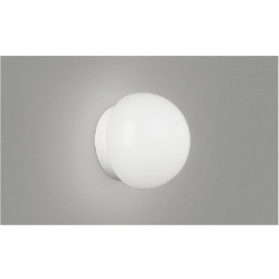 画像1: コイズミ照明 AU57447 浴室灯 非調光 LED 昼白色 直付・壁付取付 防雨・防湿型 白色 ∽