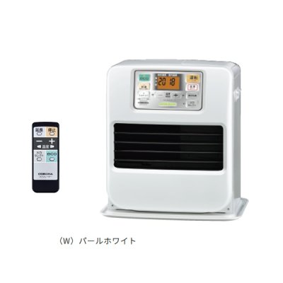 画像1: コロナ FH-SR3326Y(W) 石油ファンヒーター SRタイプ 木造9畳/コンクリート12畳 リモコン付 パールホワイト (FH-SR3326Y(W)の後継品)