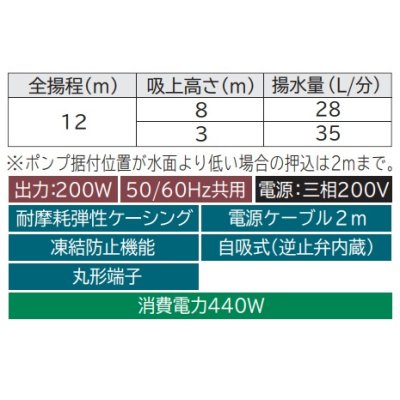 画像2: 日立 ポンプ　WT-K200Y　タンク式浅井戸用インバーターポンプ「圧力強(つよし)くん」 三相200V ※WT-K200X後継機種 [■]