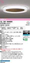オーデリック OL291666BR シーリングライト 高演色LED Bluetooth 調光調色 電球色〜昼光色 リモコン別売 コントローラー別売 〜10畳