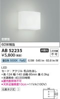 コイズミ照明 AB52235 ブラケットライト 非調光 LED一体型 昼白色 密閉型  ￡