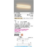 コイズミ照明 AB54667 ブラケット 調光 調光器別売 LED一体型 電球色 直付・壁付取付 上下配光 白色