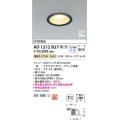 コイズミ照明　AD1212B27　ダウンライト 埋込穴φ100 調光 調光器別売 LEDランプ 電球色 防雨・防湿型 高気密SB ブラック
