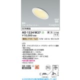 コイズミ照明 AD1224W27 ダウンライト 埋込穴φ100 調光 調光器別売 LED一体型 電球色 高気密SB形 傾斜・ウォールウォッシャー 防雨・防湿型 パウダリーホワイト
