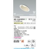 コイズミ照明 AD1229W35 ダウンライト 埋込穴φ100 調光 調光器別売 LED一体型 温白色 高気密SB形 傾斜・ウォールウォッシャー 防雨・防湿型 パウダリーホワイト