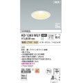 コイズミ照明 AD1283W27 ダウンライト 埋込穴φ100 非調光 LED 電球色 防雨・防湿型 散光 高気密SB ファインホワイト ￡