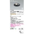 コイズミ照明　AD7139B27　LED防雨型ダウンライト LED一体型 非調光 人感センサ タイマー付ON-OFFタイプ 電球色 黒色