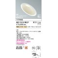 コイズミ照明　AD7313W27　ダウンライト 埋込穴φ150 調光 調光器別売 LED一体型 電球色 防雨・防湿型 高気密SB 傾斜 ウォールウォッシャー ファインホワイト