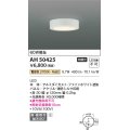 コイズミ照明　AH50425　小型シーリング LED一体型 非調光 電球色 直・壁取付 傾斜天井対応 ホワイト