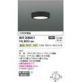 コイズミ照明　AH50661　小型シーリング LED一体型 非調光 温白色 直・壁取付 傾斜天井対応 ブラック