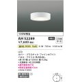 コイズミ照明　AH52289　薄型シーリングライト LED一体型 直・壁取付 傾斜天井対応 非調光 温白色 ファインホワイト