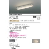 コイズミ照明　AH54189　ベースライト 非調光 LED一体型 電球色 直付・壁付取付 グレー