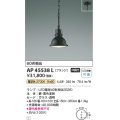 コイズミ照明　AP45538L　ペンダント フランジタイプ 白熱球60Ｗ相当 LED付 電球色 黒色塗装