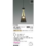コイズミ照明　AP50643　ペンダントライト LED一体型 非調光 電球色 傾斜天井対応 フランジタイプ ブラック