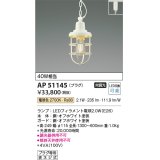 コイズミ照明　AP51145　ペンダントライト 非調光 LEDランプ 電球色 プラグタイプ オフホワイト