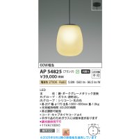 コイズミ照明 AP54825 ペンダント 非調光 LED一体型 電球色 フランジタイプ ダークグレーメタリック