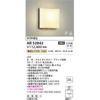 コイズミ照明　AR52842　階段通路誘導灯 LED一体型 非調光 防雨型 電球色