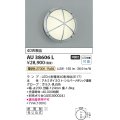 コイズミ照明　AU38606L　ポーチライト 玄関灯 表札灯 壁 ブラケットライト 白熱球40W相当 LED付 電球色 防雨型 シルバー
