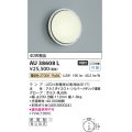 コイズミ照明　AU38608L　ポーチライト 玄関灯 表札灯 壁 ブラケットライト 白熱球40W相当 LED付 電球色 防雨型 シルバー