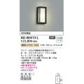 コイズミ照明　AU40413L　ポーチライト 壁 門柱灯 ブラケットライト 天井直付・壁付・門柱取付可能型 LED付 電球色